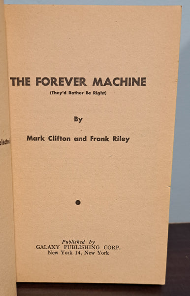 The Forever Machine