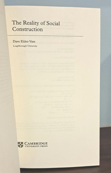 The Reality of Social Construction