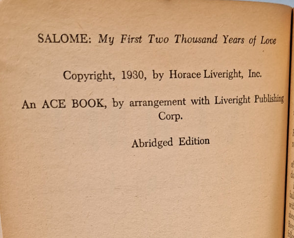 Salome: My First 2000 Years Of Love