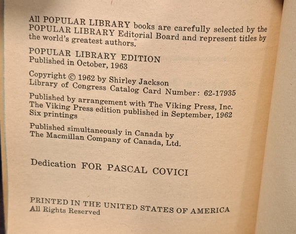 We Have Always Lived In The Castle