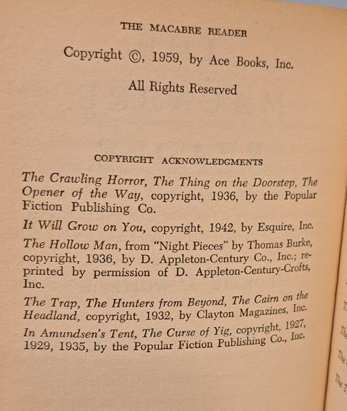 The Macabre Reader