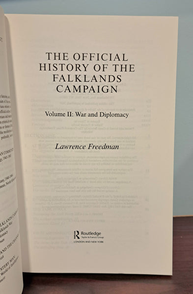 The Official History of the Falklands Campaign: Volume 1 and 2