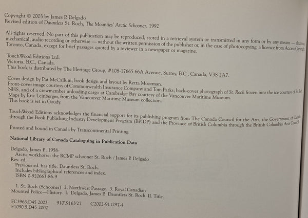 Arctic Workhorse: the RCMP Schooner St. Roch