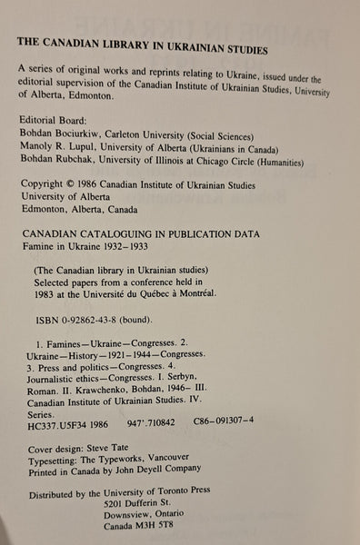 Famine in Ukraine: 1932-1933
