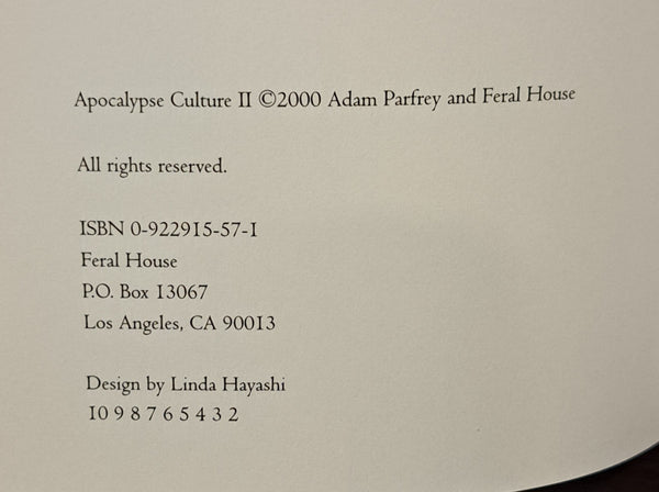 Apocalypse Culture II