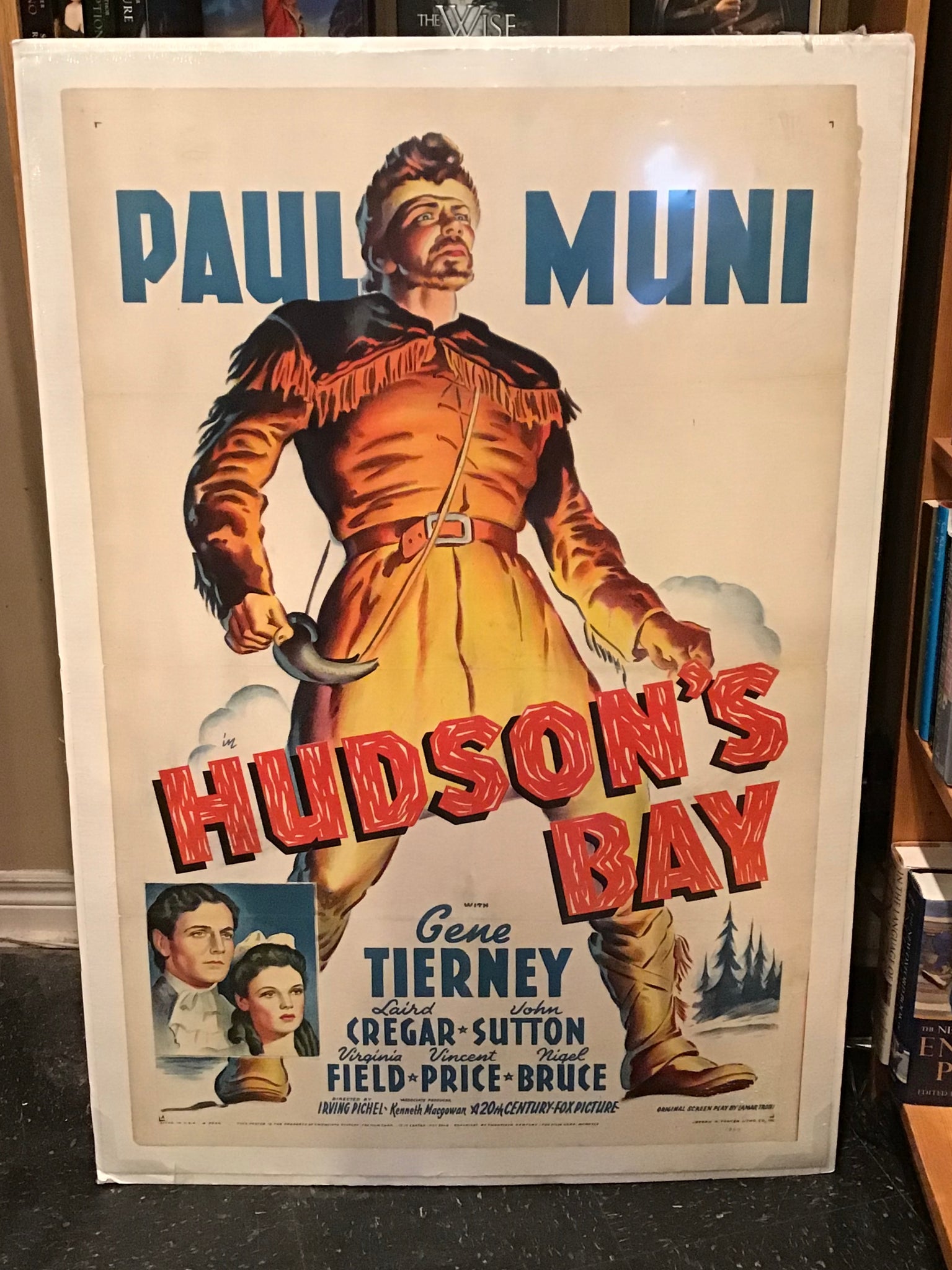 Hudson’s Bay. Original Movie Poster (One-sheet on linen)