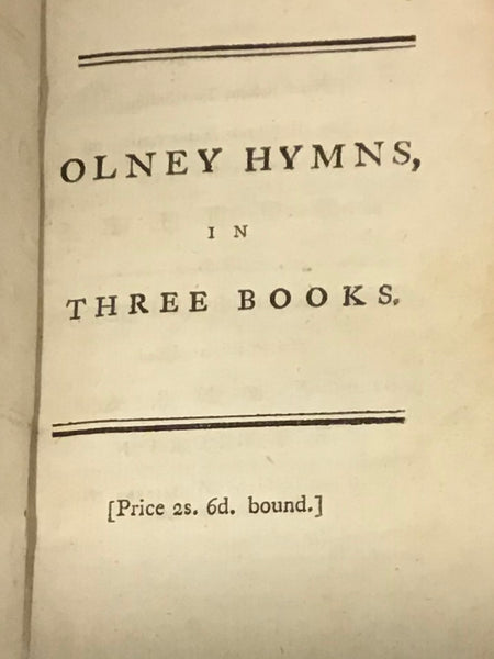 Onley Hymns in Three Books